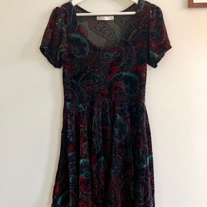 Urban Outfitters Minkpink velvet mini dress